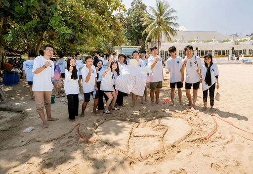 The Axrail team at a "Think Big" team-building activity